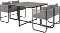 LOENZ 4 Seater Rattan Cube Garden Furniture Set — image 1