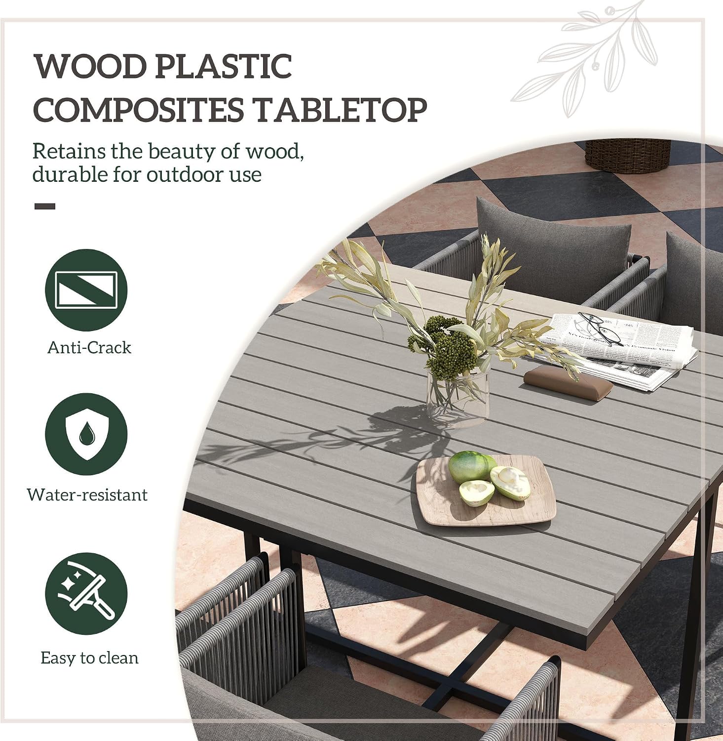 LOENZ 4 Seater Rattan Cube Garden Furniture Set — image 5