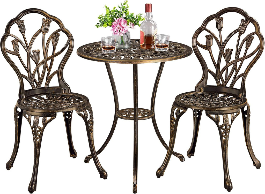 LOENZ 3 Piece Patio Bistro Set — image 1