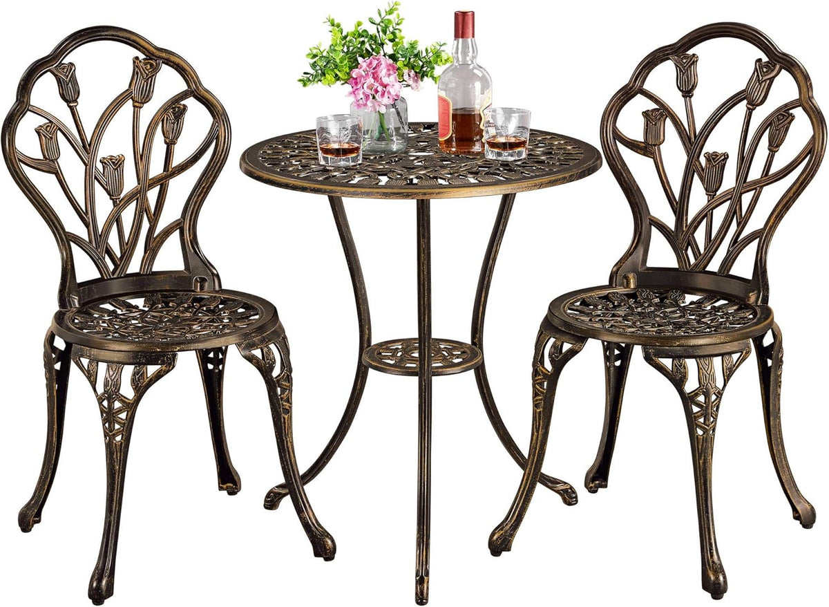 LOENZ 3 Piece Patio Bistro Set — image 1