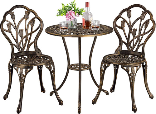 LOENZ 3 Piece Patio Bistro Set — image 1