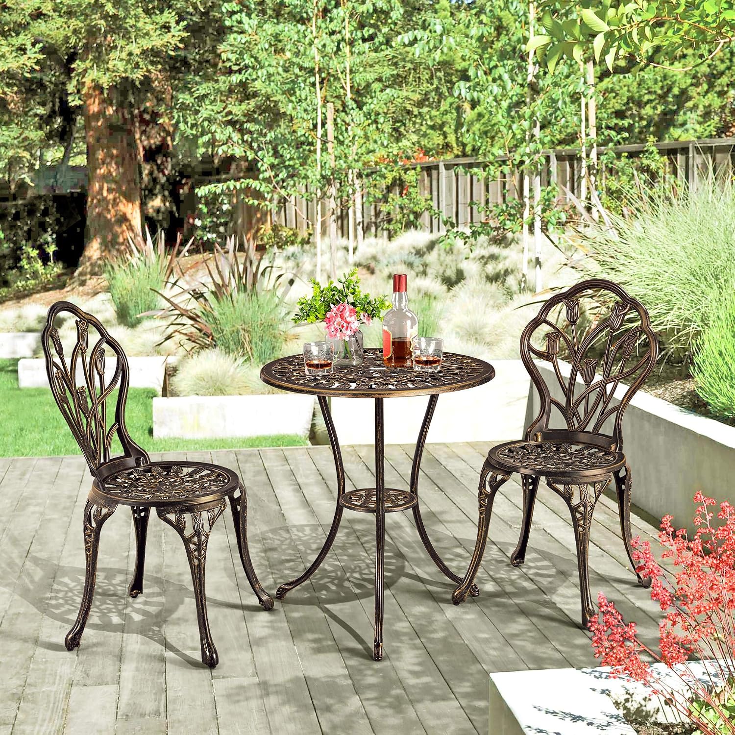 LOENZ 3 Piece Patio Bistro Set — image 3